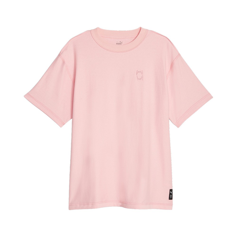 PUMA Pivot Crew Neck Short Sleeve T-Shirt Mens Pink Casual Tops 62305803