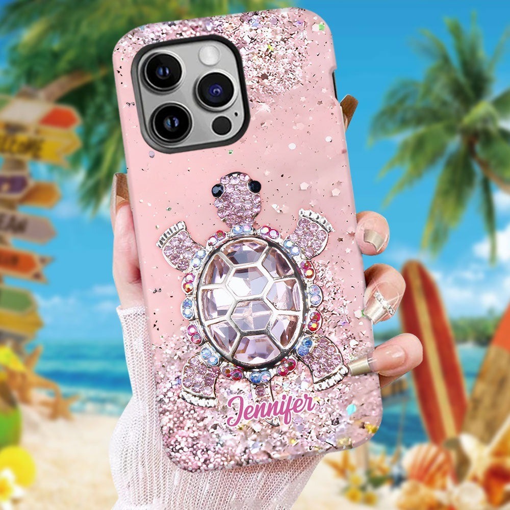 Personalized Sea Turtles Beach Tough Phone Case Cover for iPhone 17 16 15 14 13
