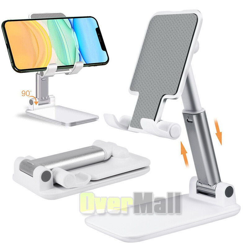 Cell Phone Stand Tablet Mount Foldable Desktop Holder Cradle Dock Mobile iPhone