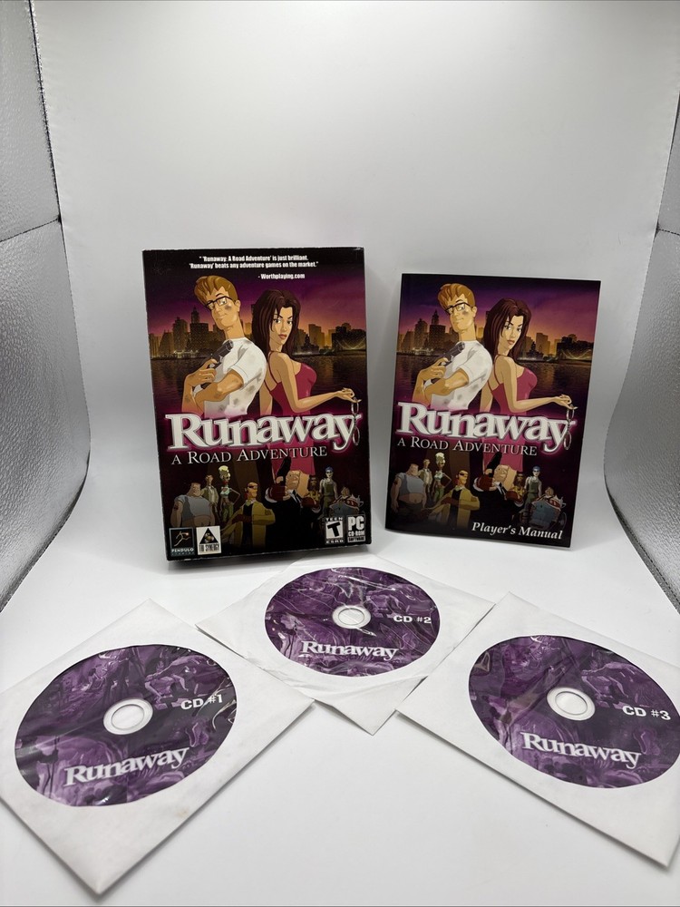 Runaway: A Road Adventure (PC) - COMPLETE BIG BOX