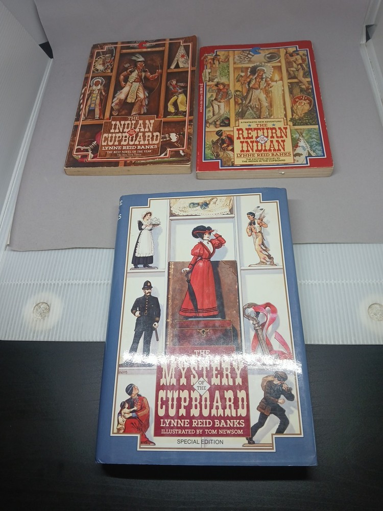 indian in the cupboard Series Lot Of 3