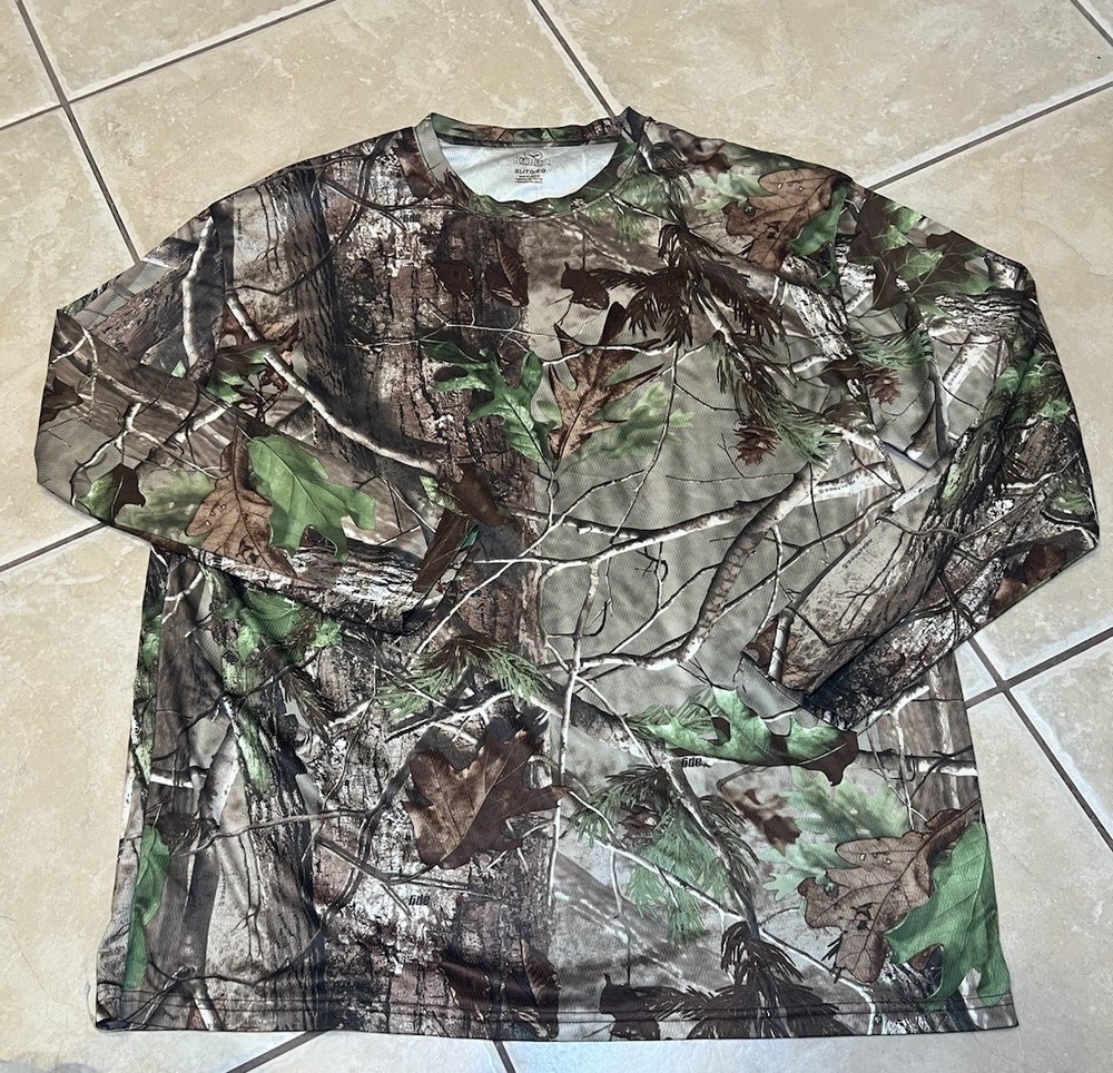 RedHead Men's Camo Long Sleeve T Shirt Hunting Outdoor XL