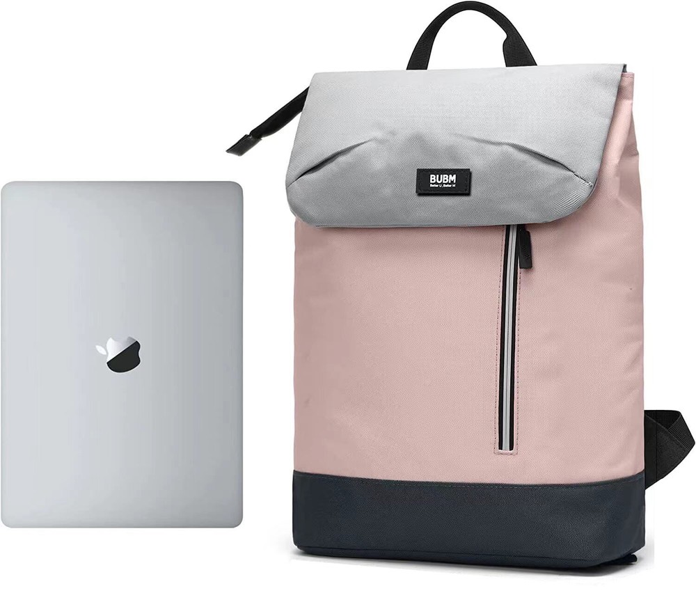 15-inch Laptop Rucksack for Men Women - School Travel Backpack with Zipper