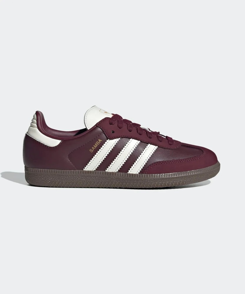 Adidas Samba OG Maroon White JR8844 Expedited