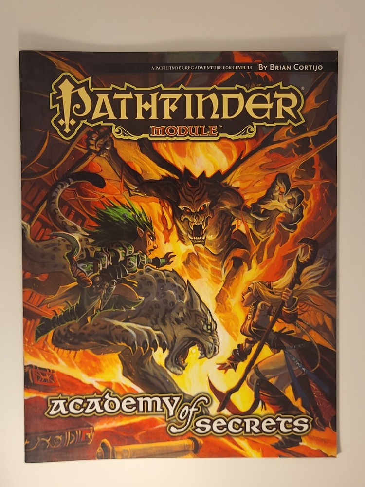 Pathfinder Module ACADEMY OF SECRETS Paizo PZO9531 D&D 3.5 OGL D20 RPG Lvl13 NEW-image