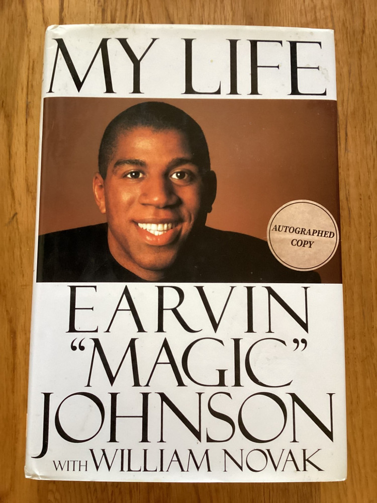 Earvin Magic Johnson Autographed 