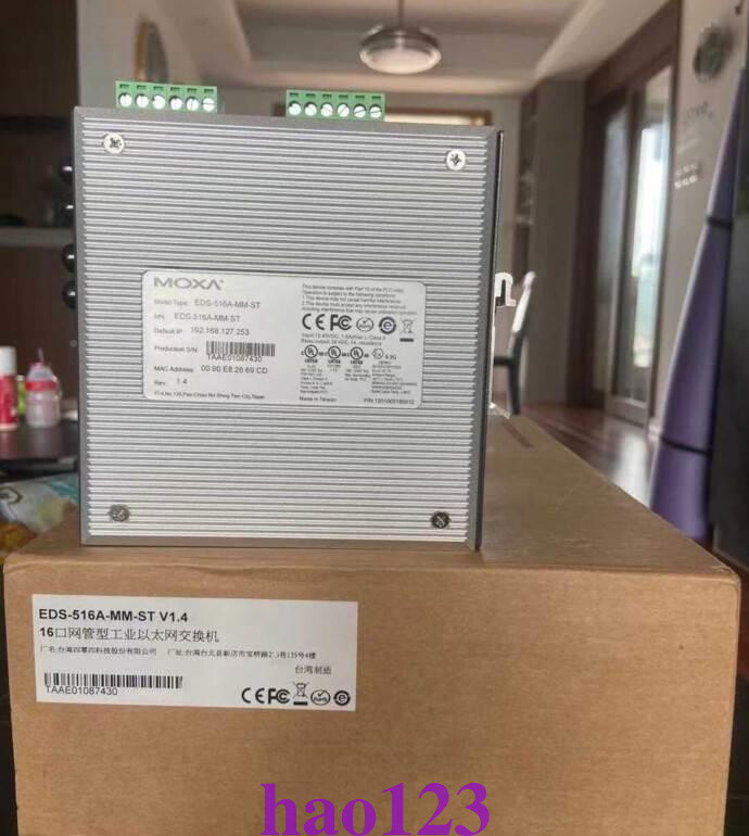 EDS-516A-MM-ST MOXA Ethernet Switch Brand New by DHL or FedEx Fast Shipping