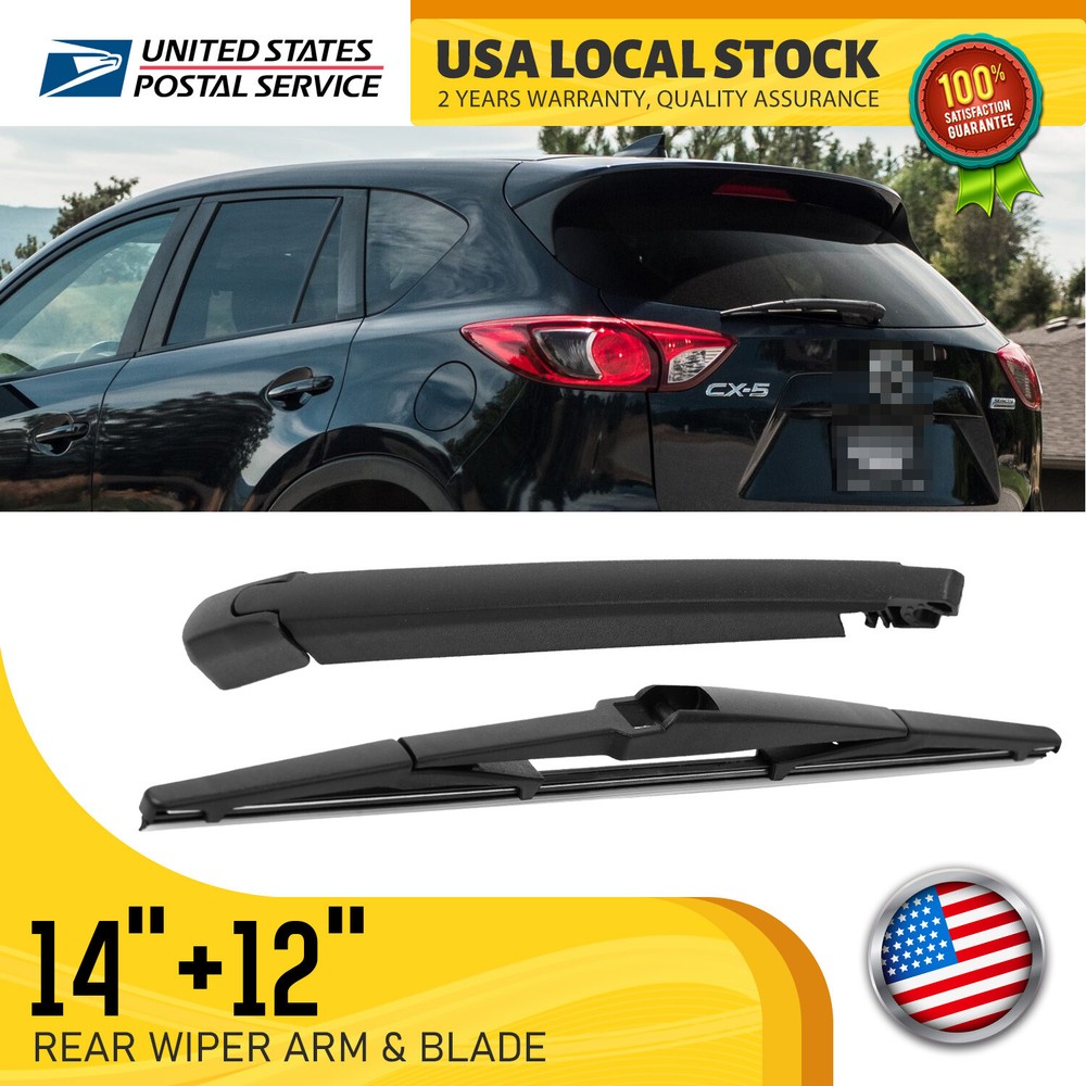 2006-2008 Lexus RX400H Rear Wiper Arm Blade Kit - Exact Fit Natural Rubber