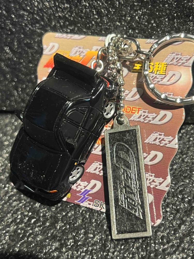 Initial D Lancer Evolution Figure Keychain Japan Anime Vintage Rare