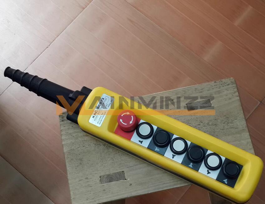 XAC-A6913 Pendant Control Station with 6 Pushbuttons and Emergency Stop COB Switch