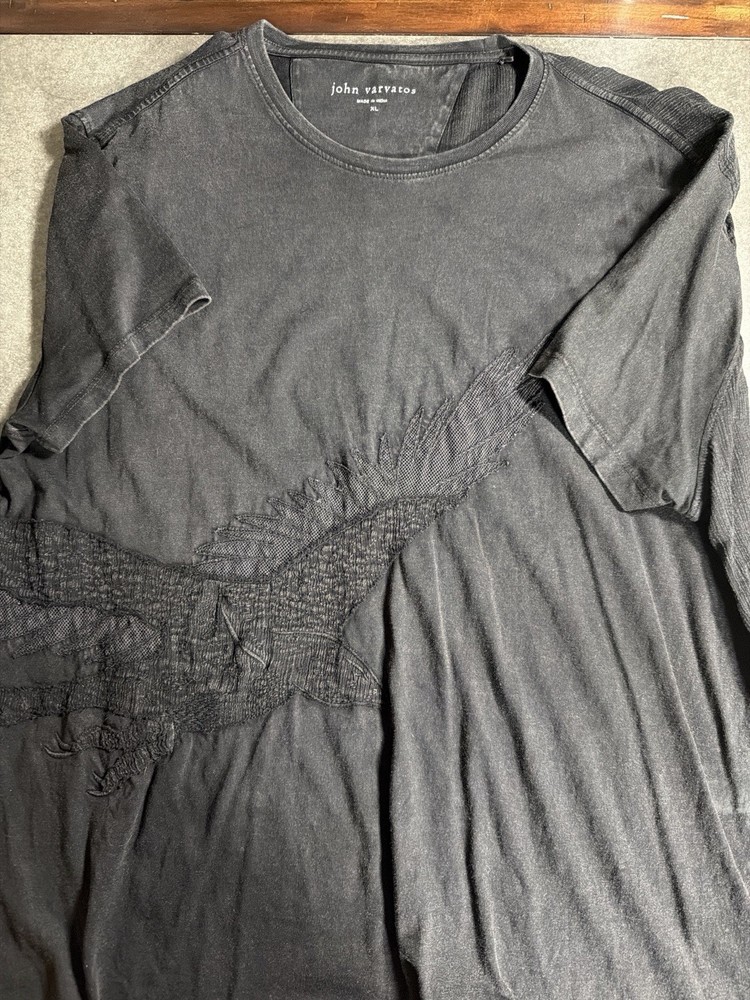 John Varvatos XL Men’s Embroidered Eagle T Shirt