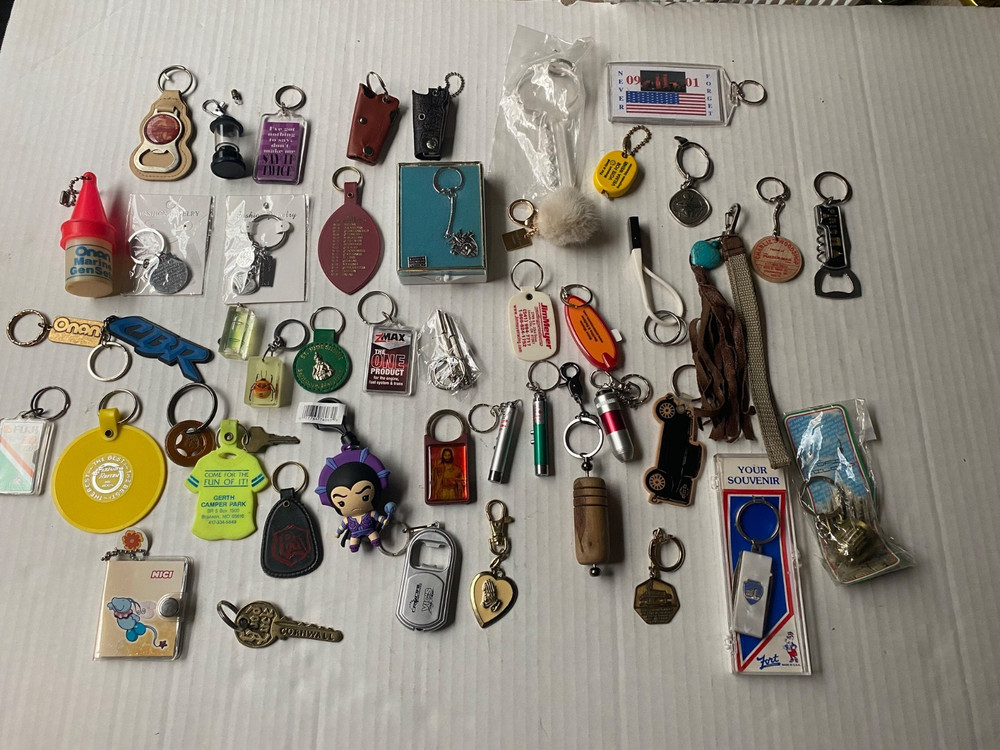Lot of over 50 Key Chains