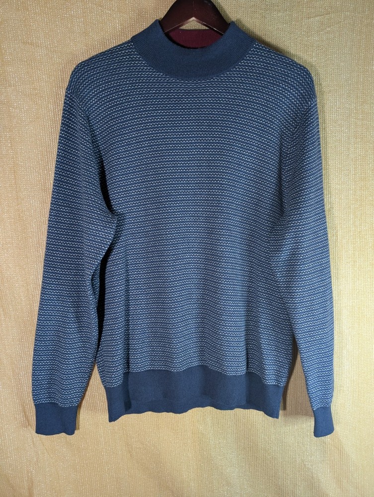 Bonobos Men's Size Medium Cashmere Geometric Sweater Long Sleeve Sweater Weather