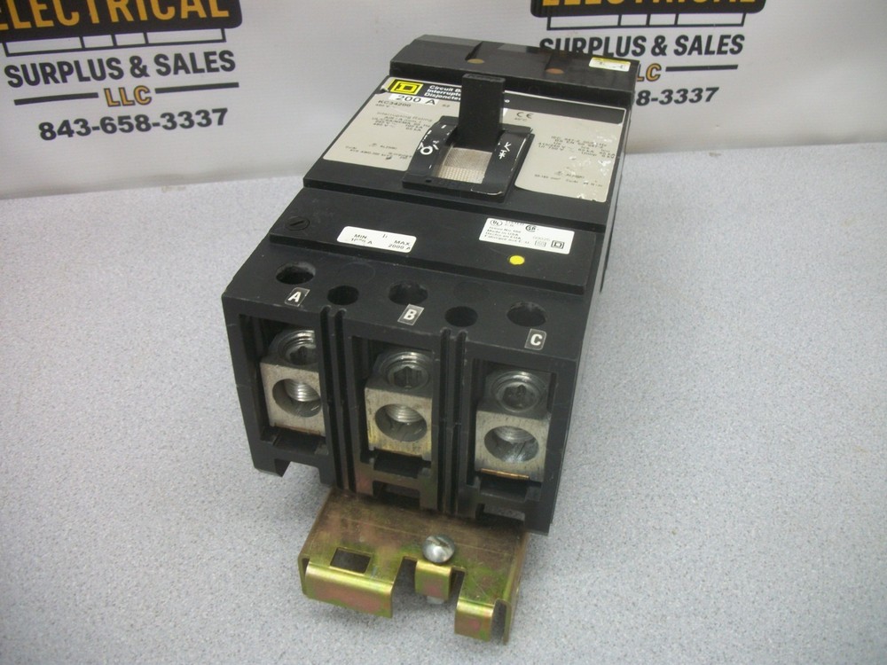 Square D I-Line Kc Circuit Breaker Kc34200 200Amp 480Volt 3Pole Gray