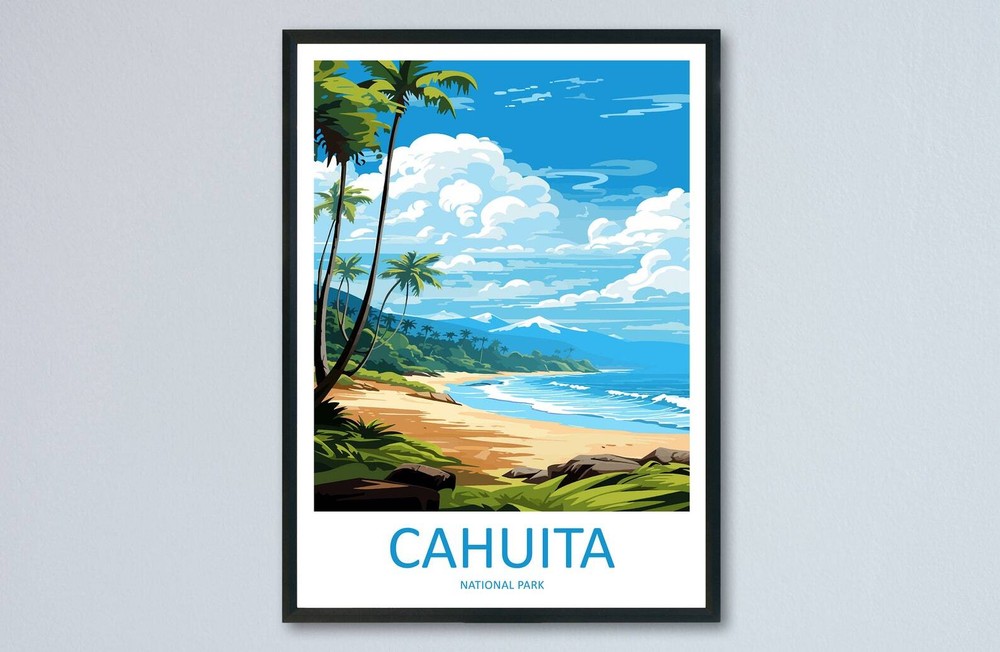 Cahuita National Park Travel Print Wall Art Cahuita Park Wall Hanging Home Dcor