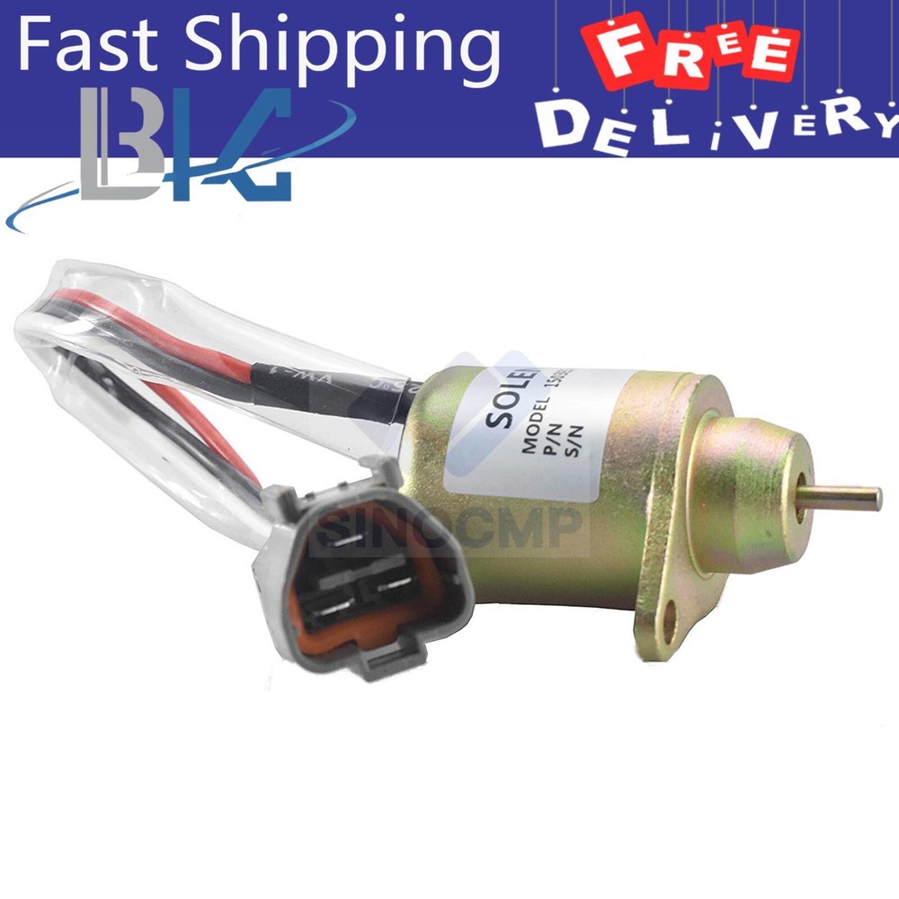 M810324 Fuel Shut Off Solenoid 119233-77932 For Yanmar 1503ES-12S5SUC12S