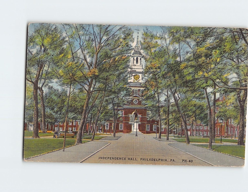Postcard Independence Hall Philadelphia Pennsylvania USA