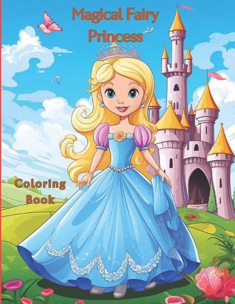 Fairy Princess Coloring Book by Sk Jackson Paperback Book