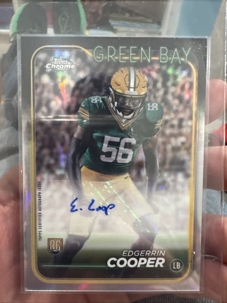 2024 Topps Chrome - Rookie Autographs Edgerrin Cooper #RA-ECO (AU, RC)
