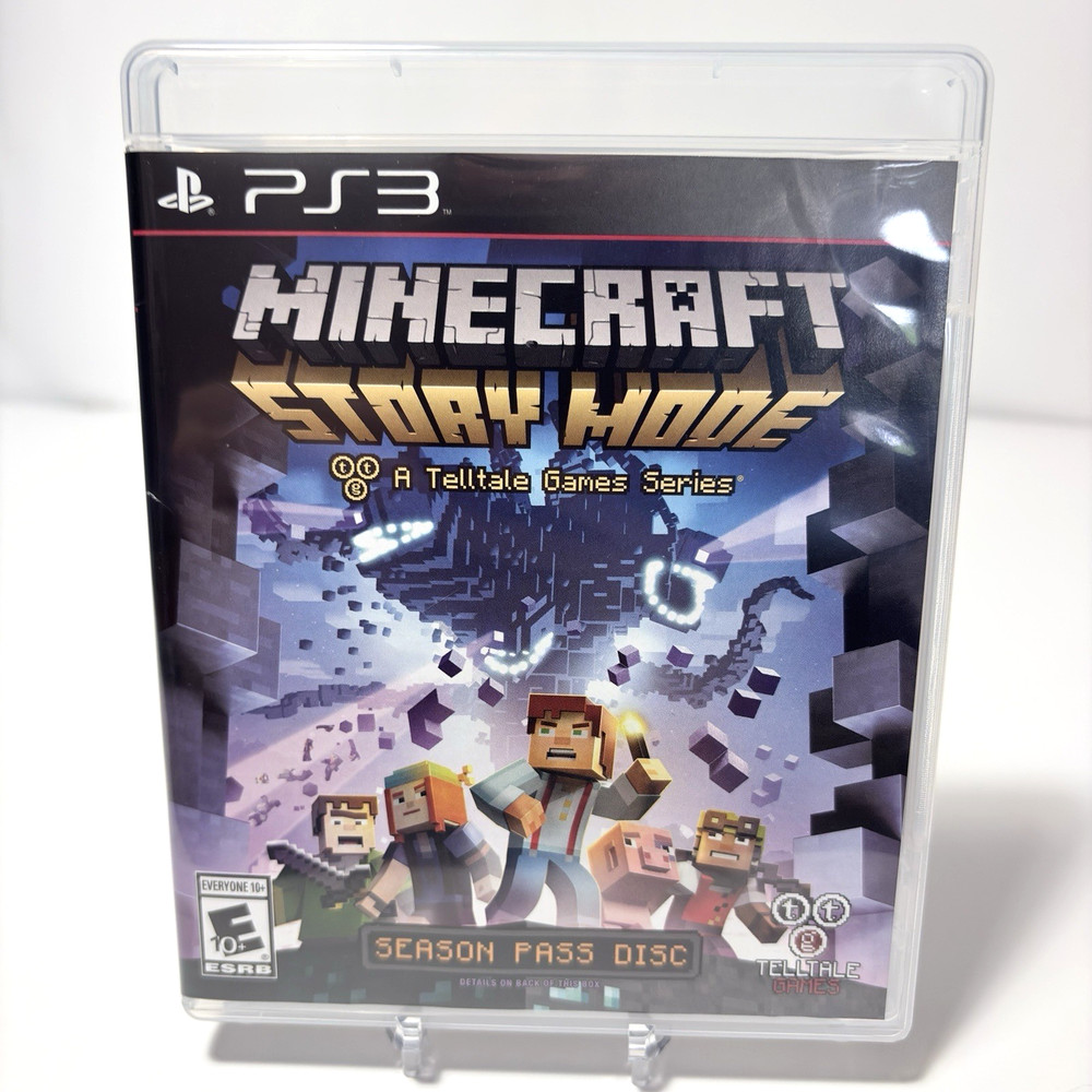 Minecraft Story Mode Season Pass Playstation 3 PS3 Complete CIB Tested Clean
