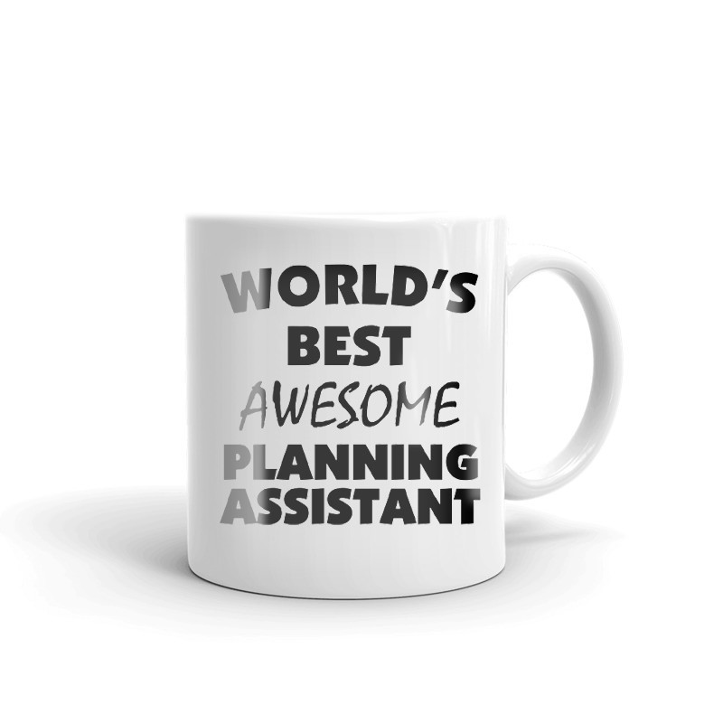 World's Best Awesome Plannig Assistant Coffee Tea Ceramic Mug Office Cup Gift