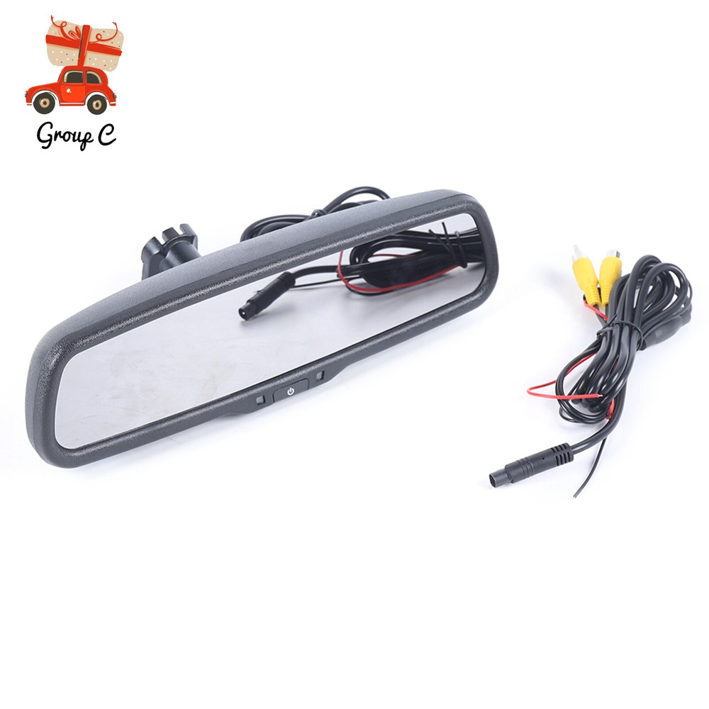 Auto-Dimming Anti-Glare Rear View LCD Mirror Monitor for Cars