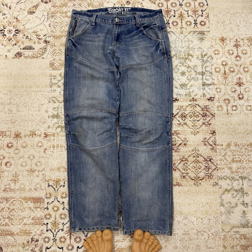 Vintage Worker Jeans Y2K 00s style USA Grunge Crazy Fit Archive Japanese Style