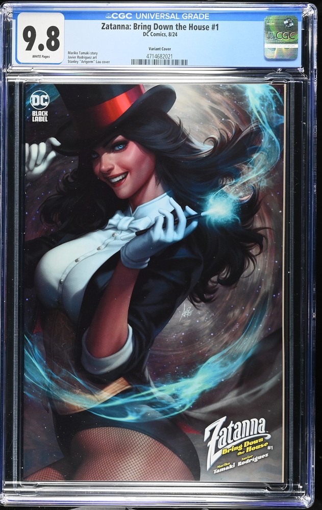 Zatanna: Bring Down the House 1 CGC 9.8 Artgerm Variant Cover