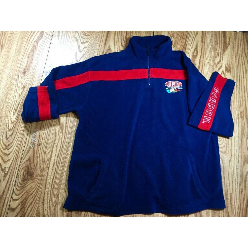 Vintage Nascar Jeff Gordon Winners Circle Fleece Size Large