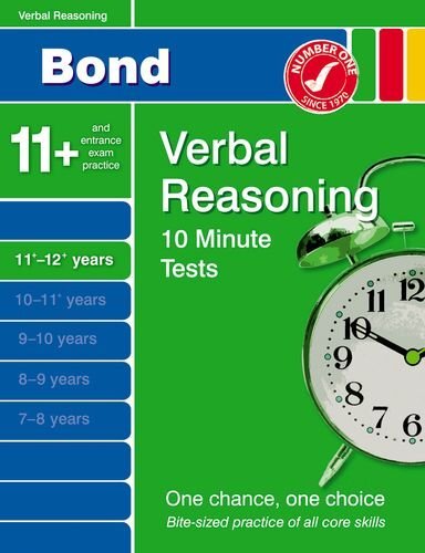 Bond Ten Minute Tests 11-12 years Verb..., Frances Down