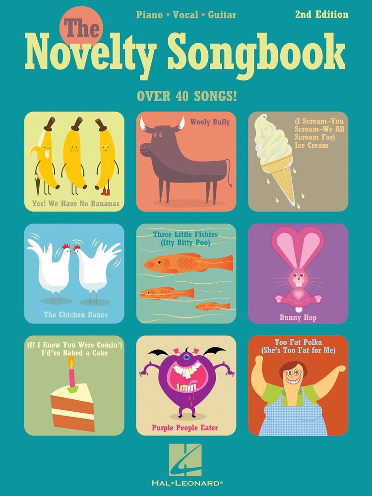 The Novelty Songbook Piano Sheet Music Guitar Chords Lyrics 40 Funny Songs Book