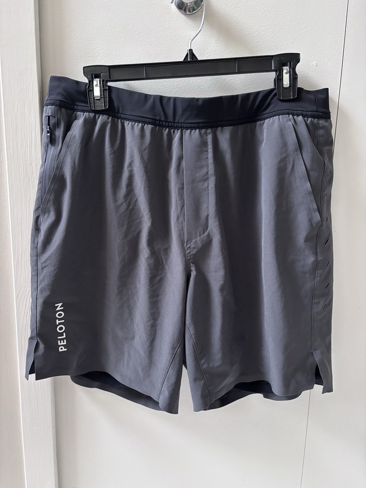 Ten Thousand X Peloton The Interval Shorts Mens Medium Gray Lined 7