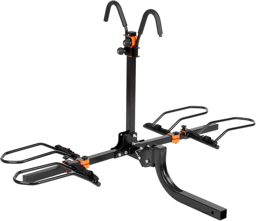 Heavy-Duty 2-Bike Hitch Rack for SUVs Trucks RVs and E-Bikes