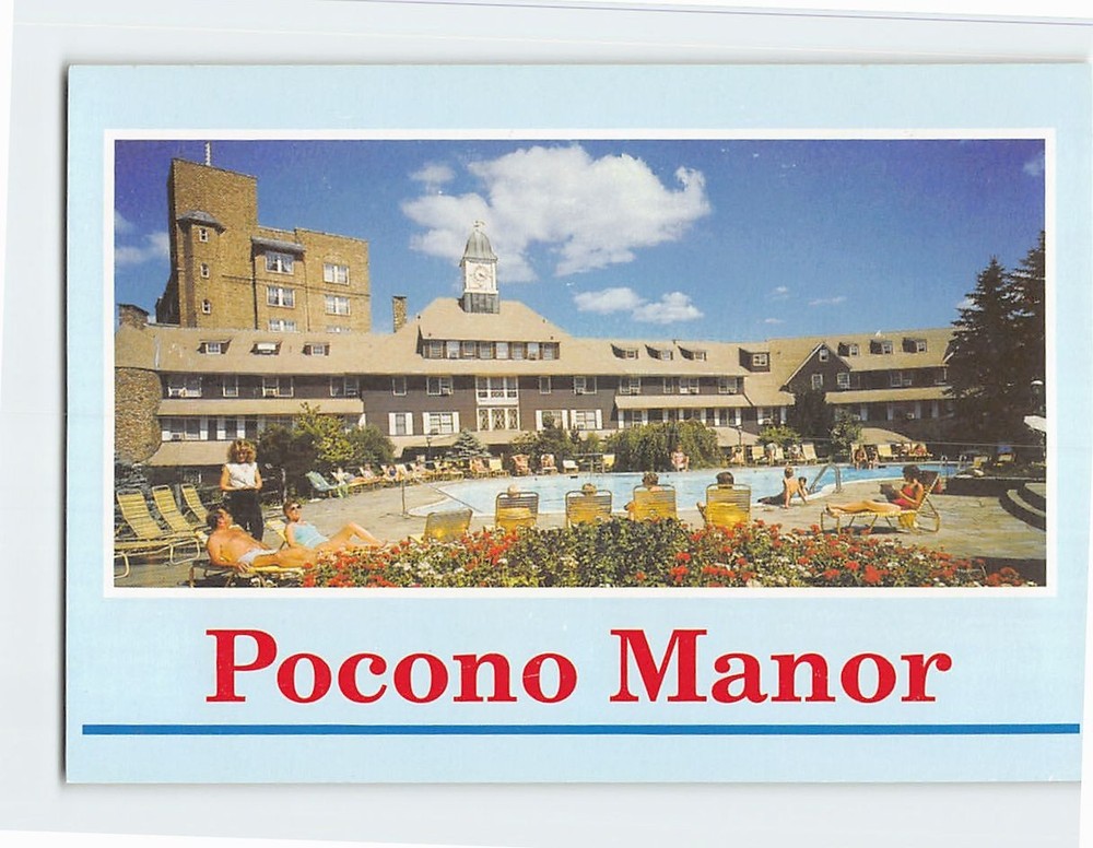 Postcard Pocono Manor Pennsylvania USA