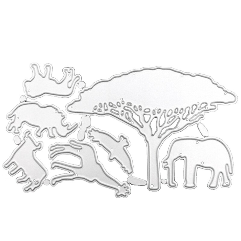 Giraffe Metal Dies for Card Embossing DIY Scrapbooking Decor  
