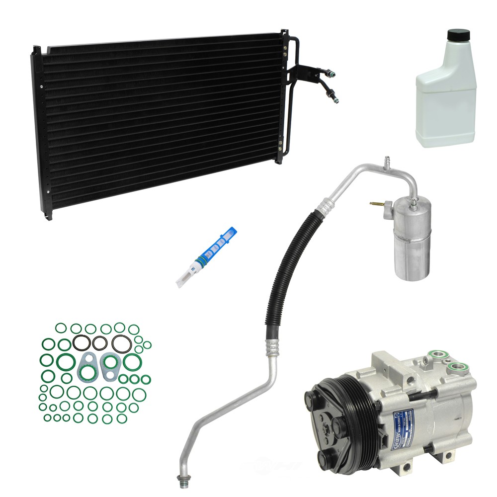 A/C Compressor Kit with Condenser Replacement UAC KT 1580A