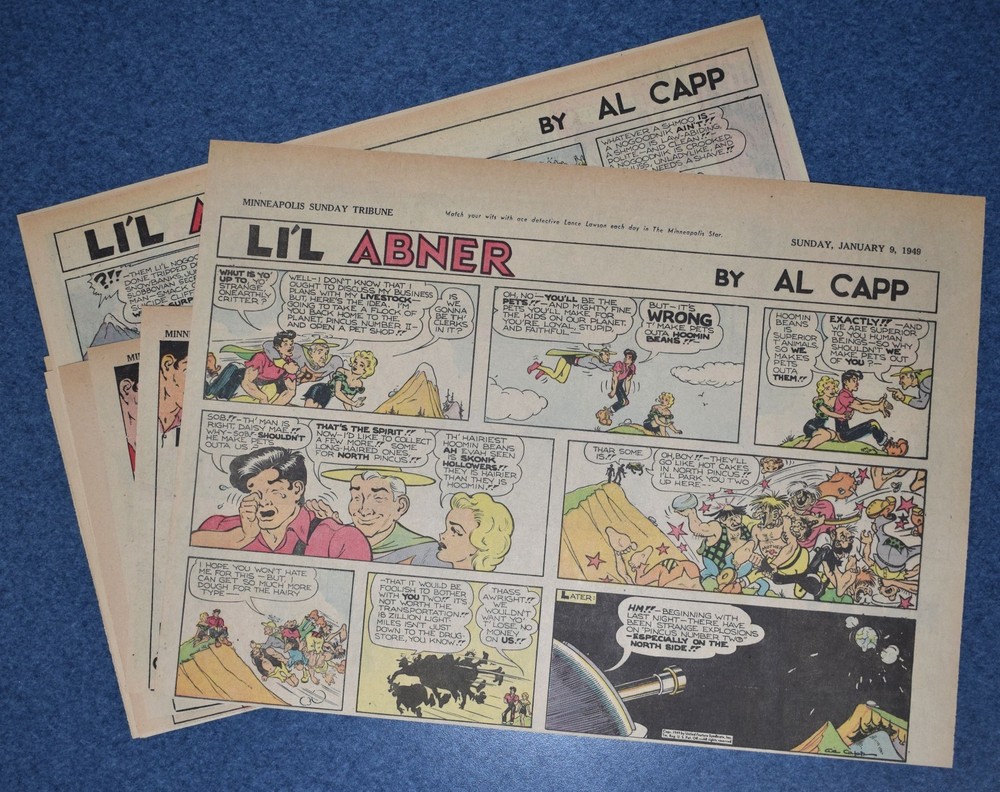 LI'L ABNER (1949) - 15 Sunday Newspaper Comics - by AL CAPP