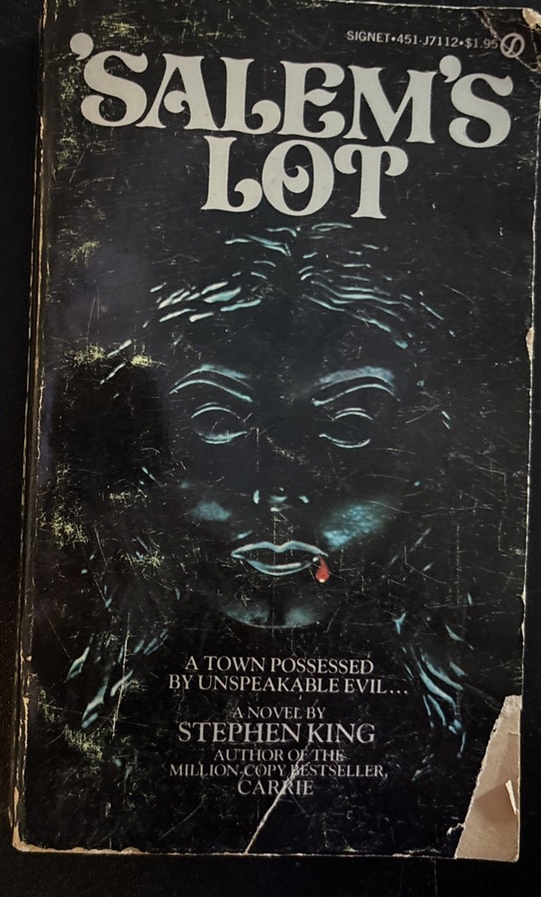 VTG Stephen King Salem's Lot First Signet Printing August 1976 Paperback Book