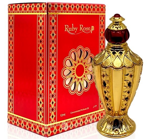 Ruby Rose by Afnan Concentrated Perfume Oil for Unisex Long Lasting - 12 ML