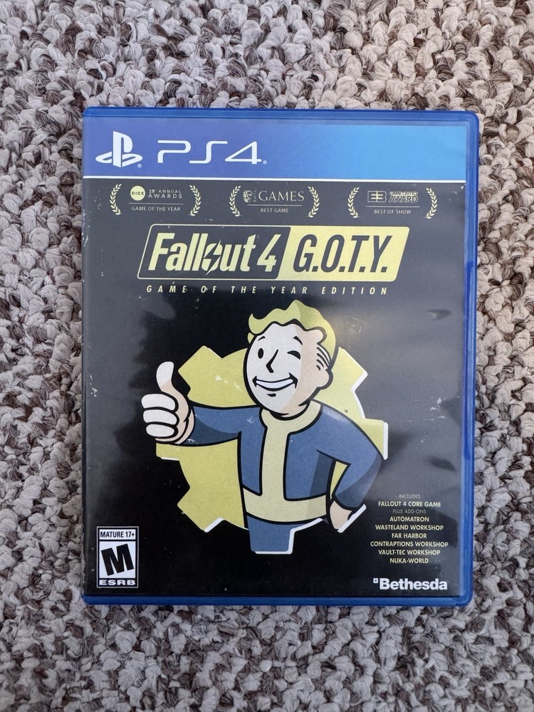 Fallout 4 - Game of the Year Edition - Sony PlayStation 4 Ps4 Tested & Working