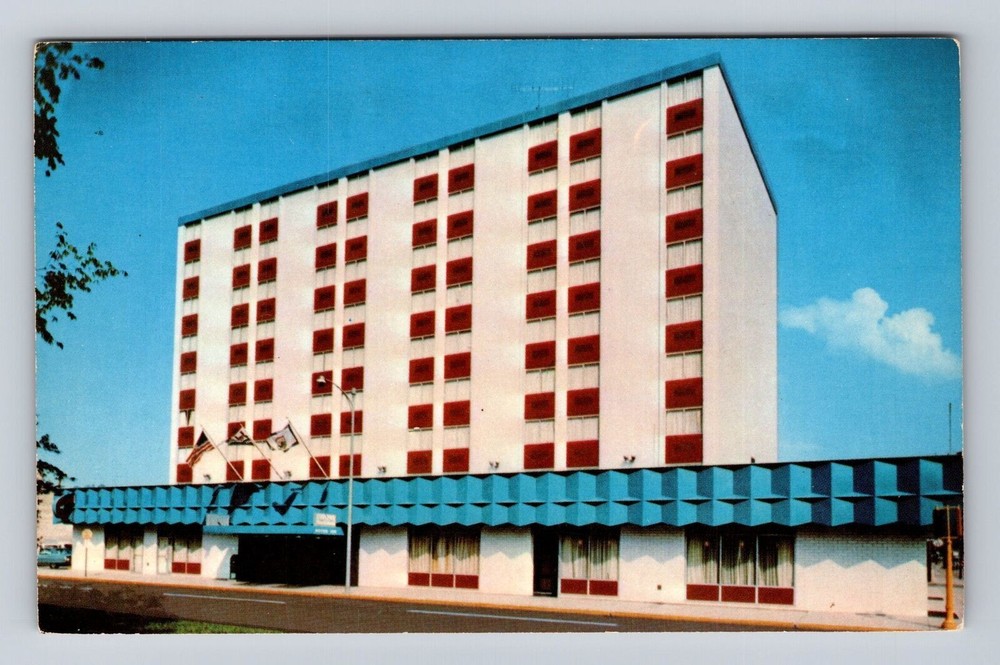 Charleston WV-West Virginia, Heart O' Town Motor Inn Advertise Vintage Postcard