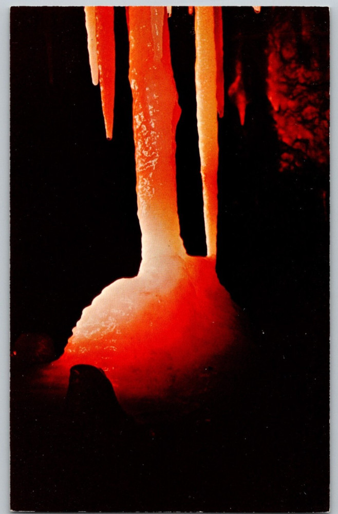 SD Stalactites Keystone Mt Rushmore Cave Dexter Press 1964 Postcard