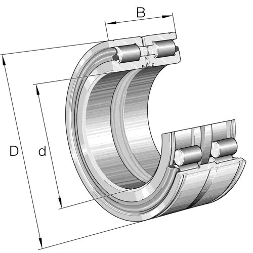 NEW INA SL045019-D-PP cylindrical roller bearing 1PCS #NN