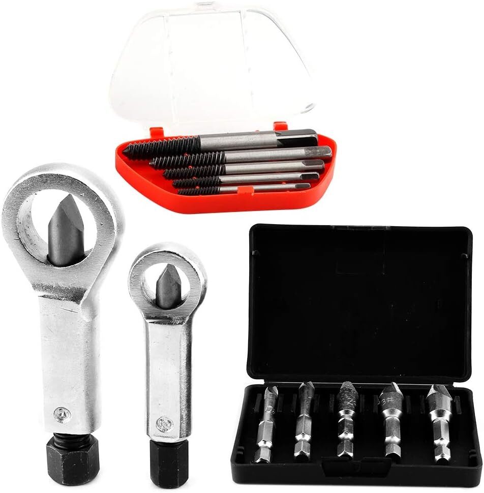 12Pcs Nut Splitter Set with 5 Sizes - Manual Pressure Extractor Tool