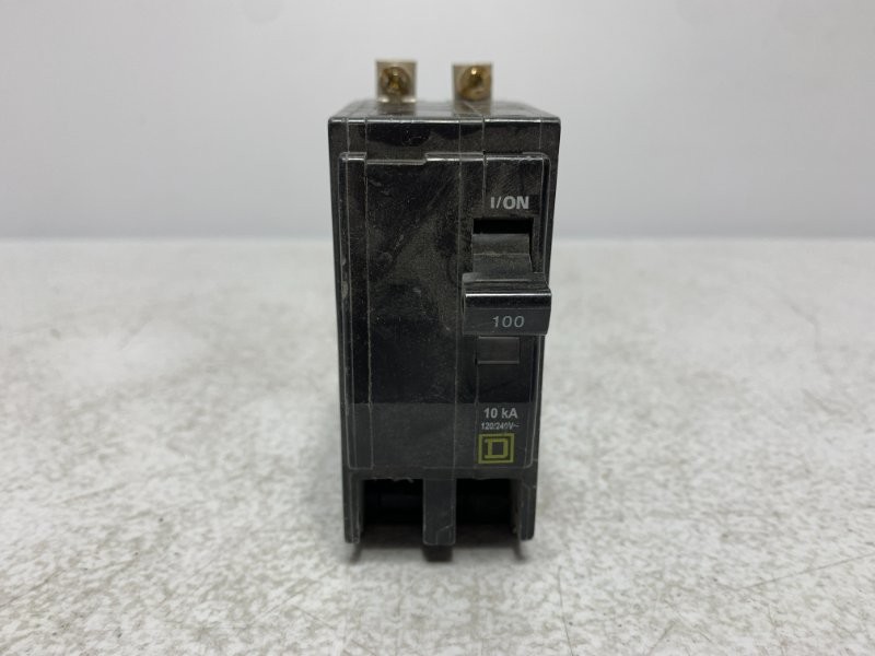 Square D QOB2100 Circuit Breaker 100A 120/240V 10kA Bolt-On