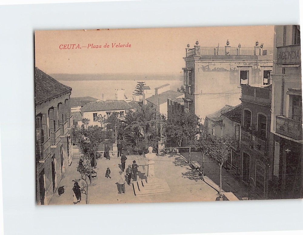 Postcard Plaza de Velarde Ceuta Spain