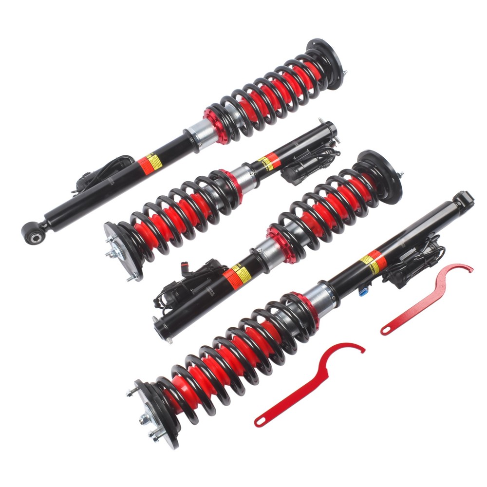 Coilover Suspension Kit Complete Struts Kit Electric For 07-13 S-Class W221 RWD