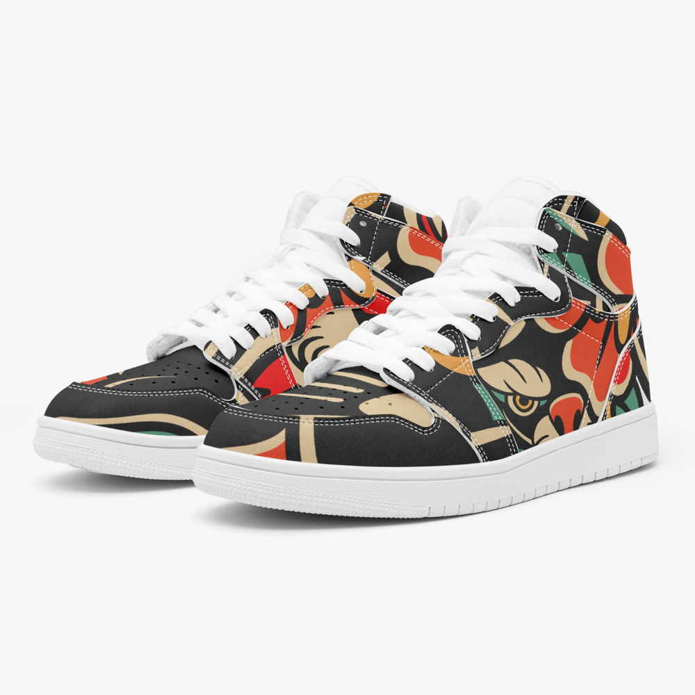 Tocoo UVelsi Premium High Top Leather Shoes Men's Women Outdoor Sneakers