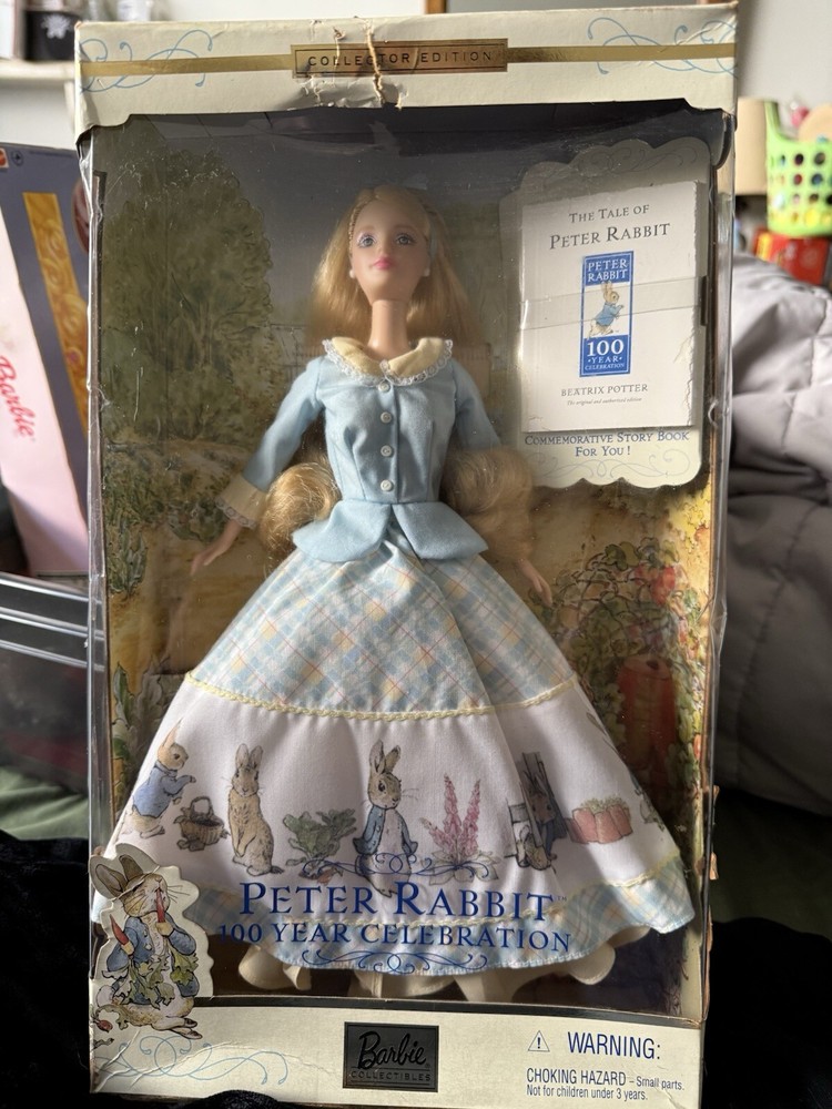 Collectible Barbie 100 Year Celebration Peter Rabbit Barbie Doll Mattel# 53872
