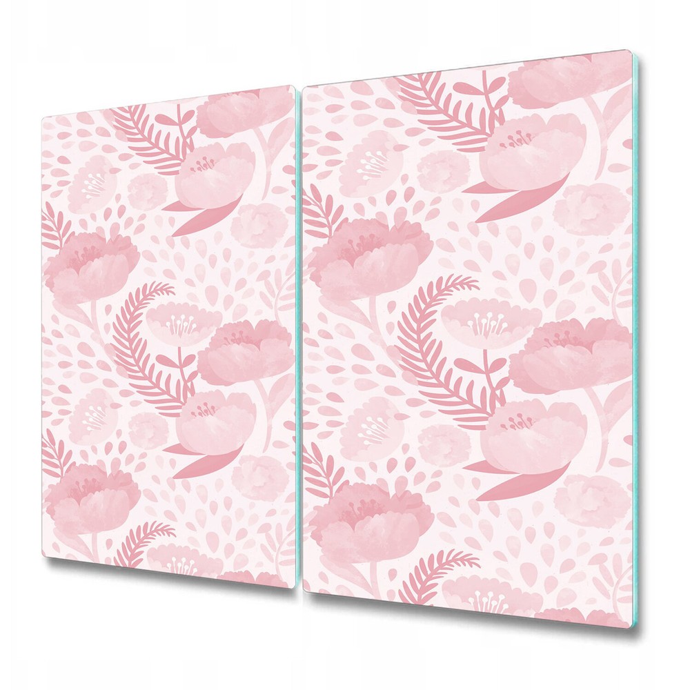 Glass Surface Protector Worktop Saver Shabby Poppy Vintage Poppy Floral 2x30x52